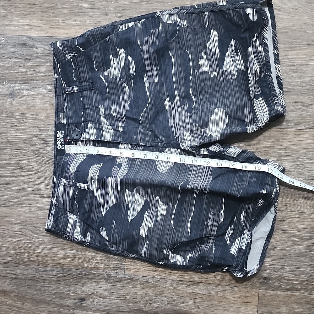 Oakley black camo shorts